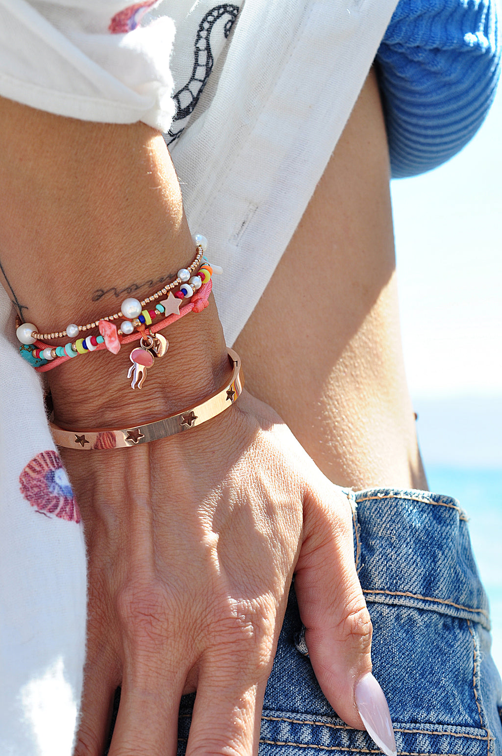 FUNKY JELLY silk bracelet / FUNKY JELLY narukvica trakica