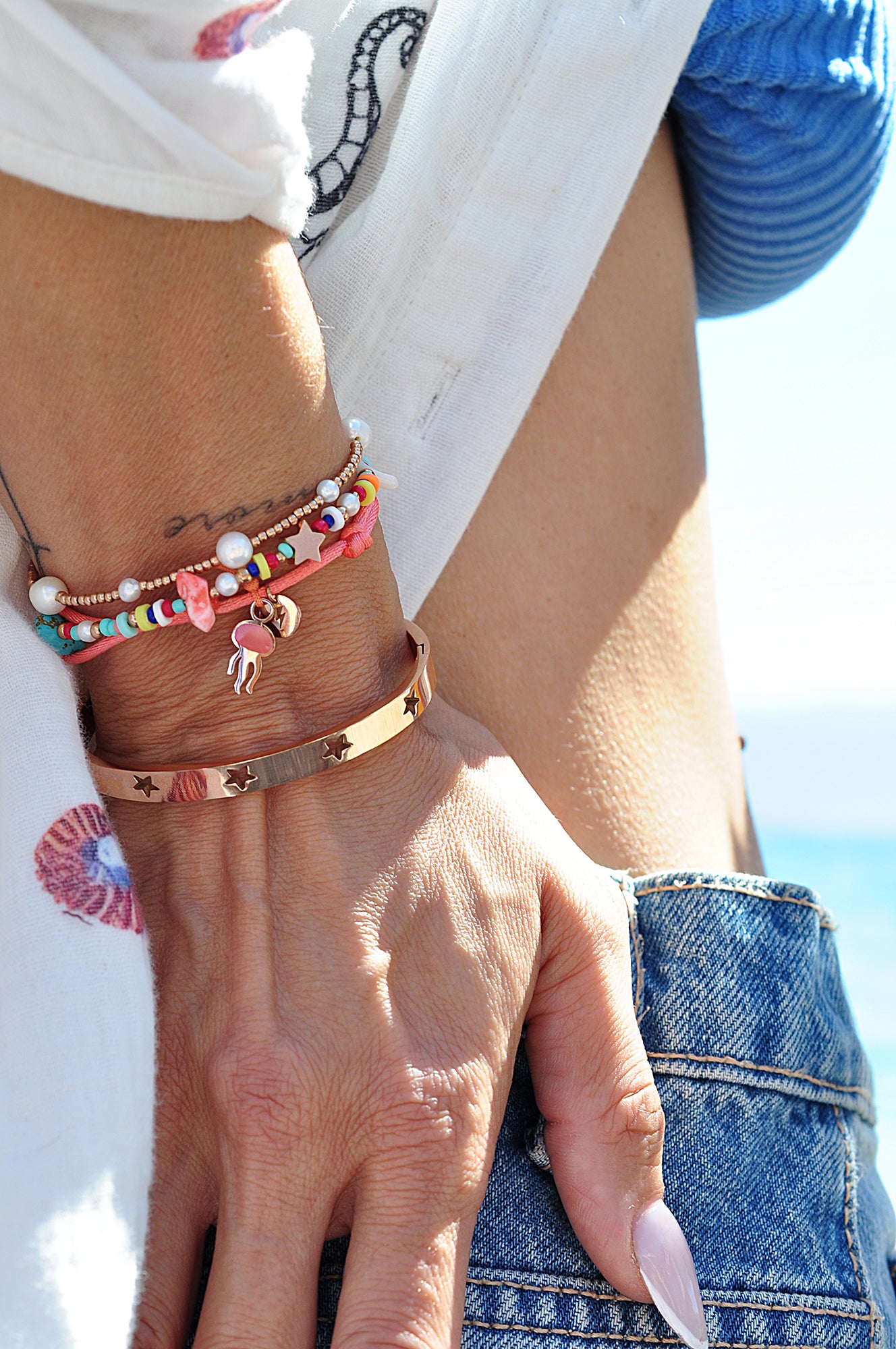 FUNKY JELLY silk bracelet / FUNKY JELLY narukvica trakica