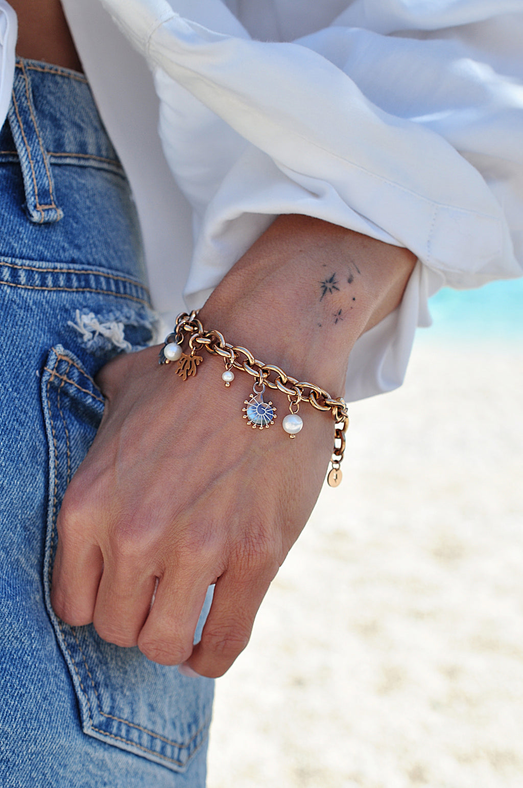 STAY SALTY BABY chunky bracelet / STAY SALTY BABY narukvica