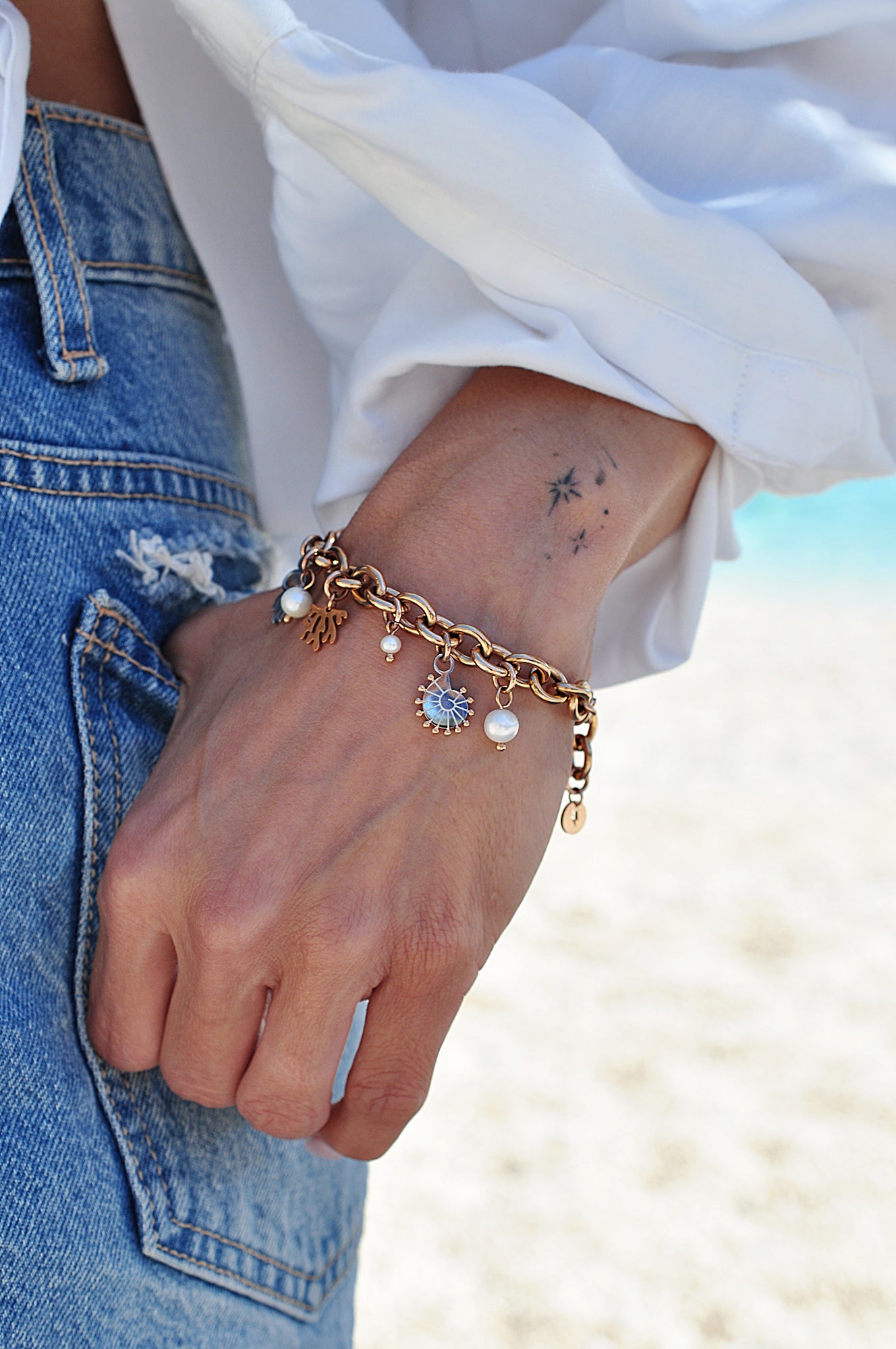STAY SALTY BABY chunky bracelet / STAY SALTY BABY narukvica