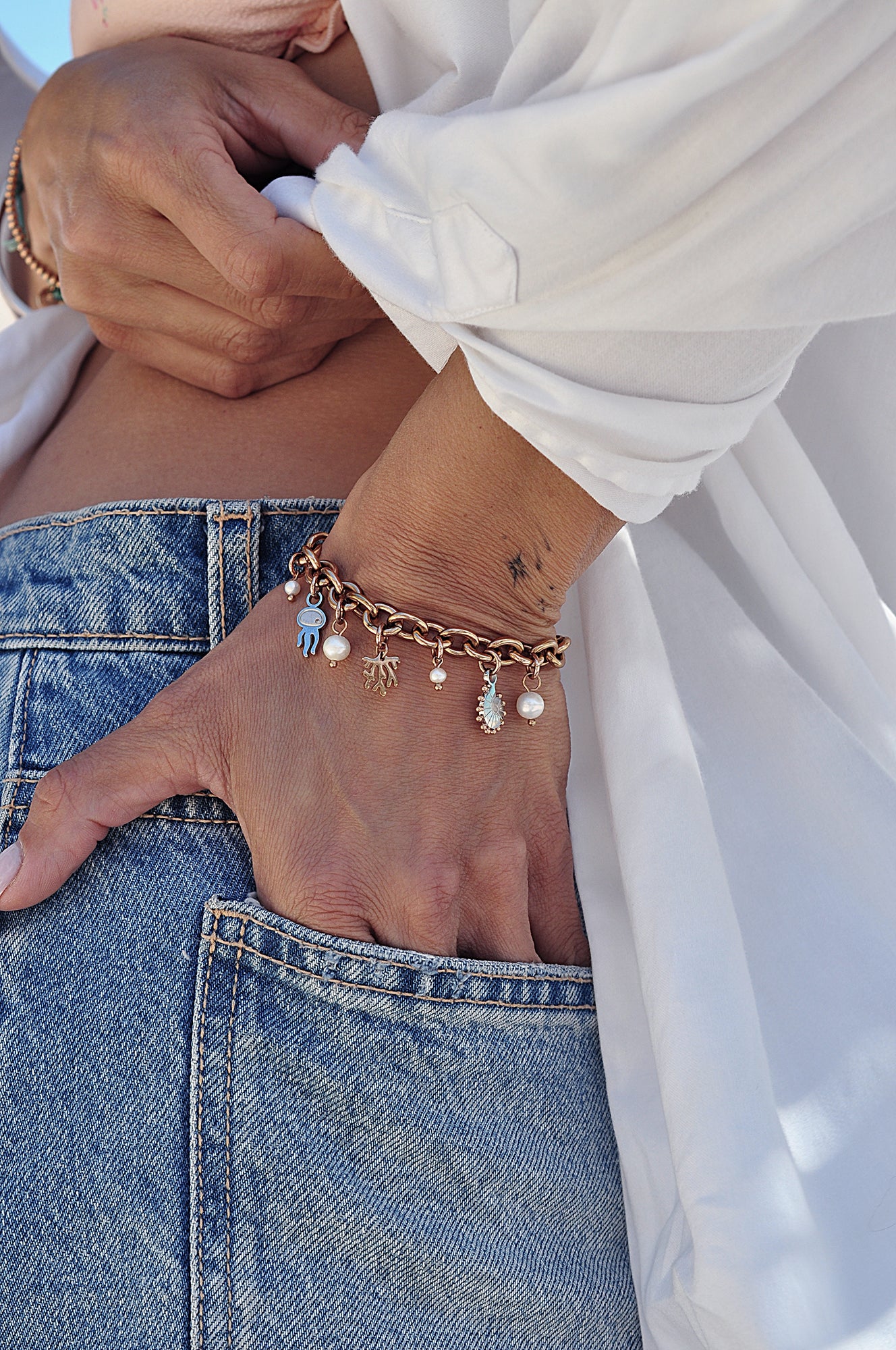 STAY SALTY BABY chunky bracelet / STAY SALTY BABY narukvica