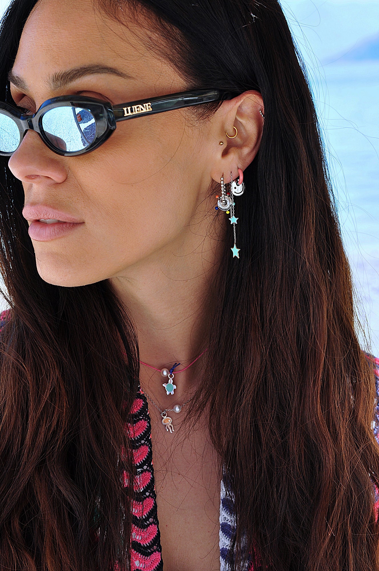SMILE ON color mini hoops / SMILE ON mini ringovi u boji