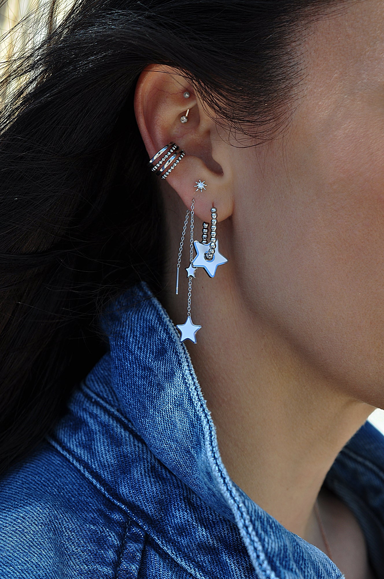 MARGARITA oval drop hoops / MARGARITA ovalni ringovi