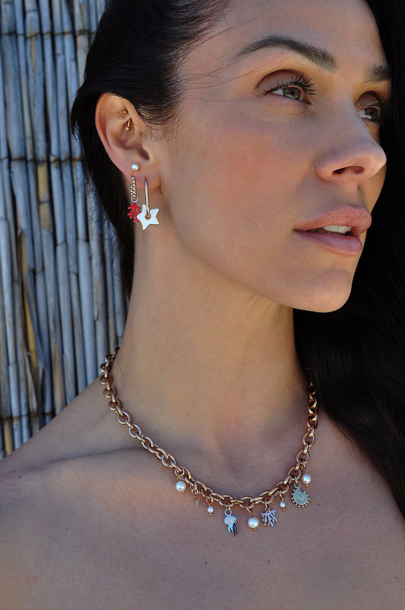 STAY SALTY BABY chunky necklace / STAY SALTY BABY ogrlica