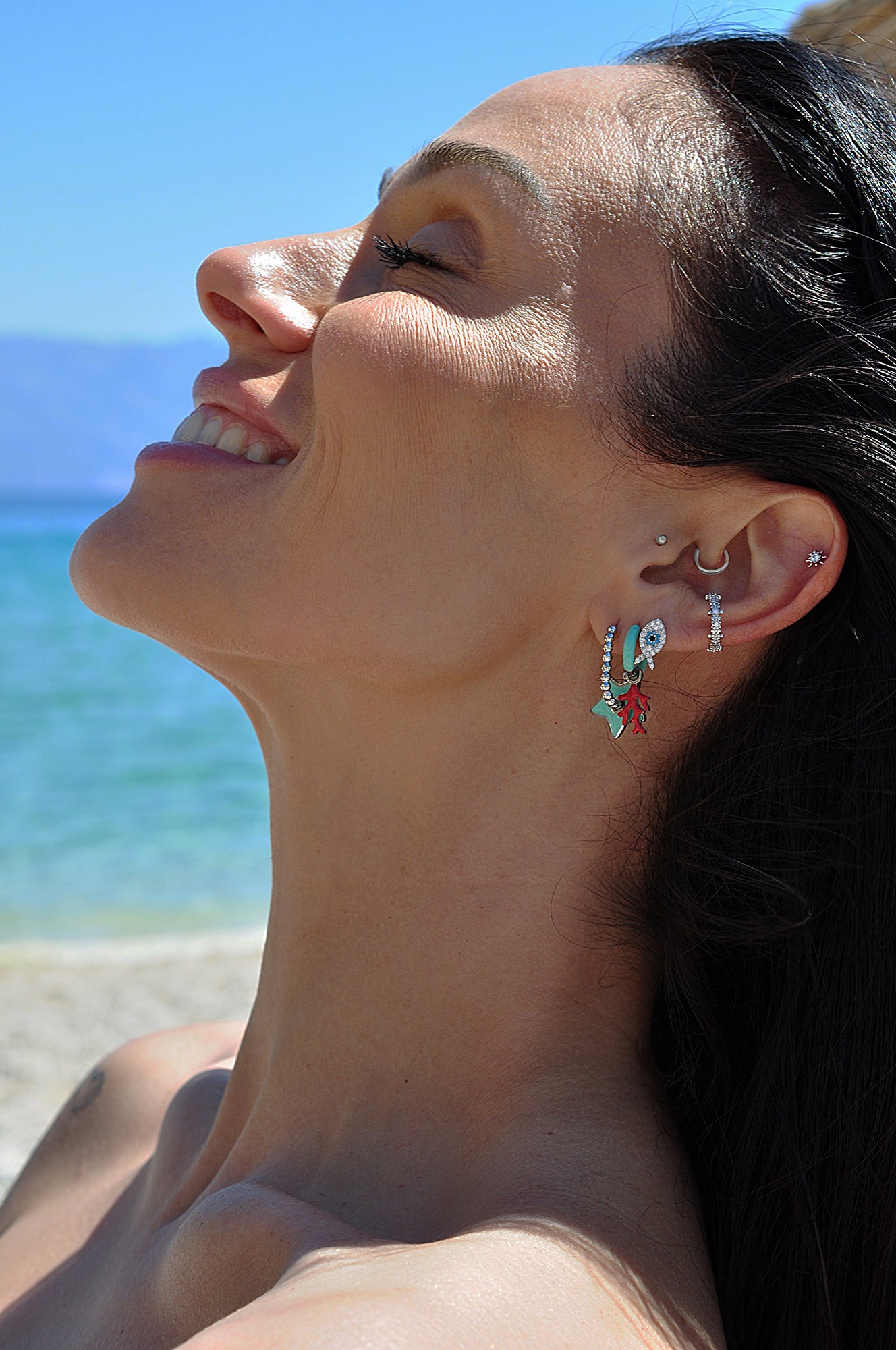 FISHY BUSINESS piercing earrings / FISHY BUSINESS piercing naušnice
