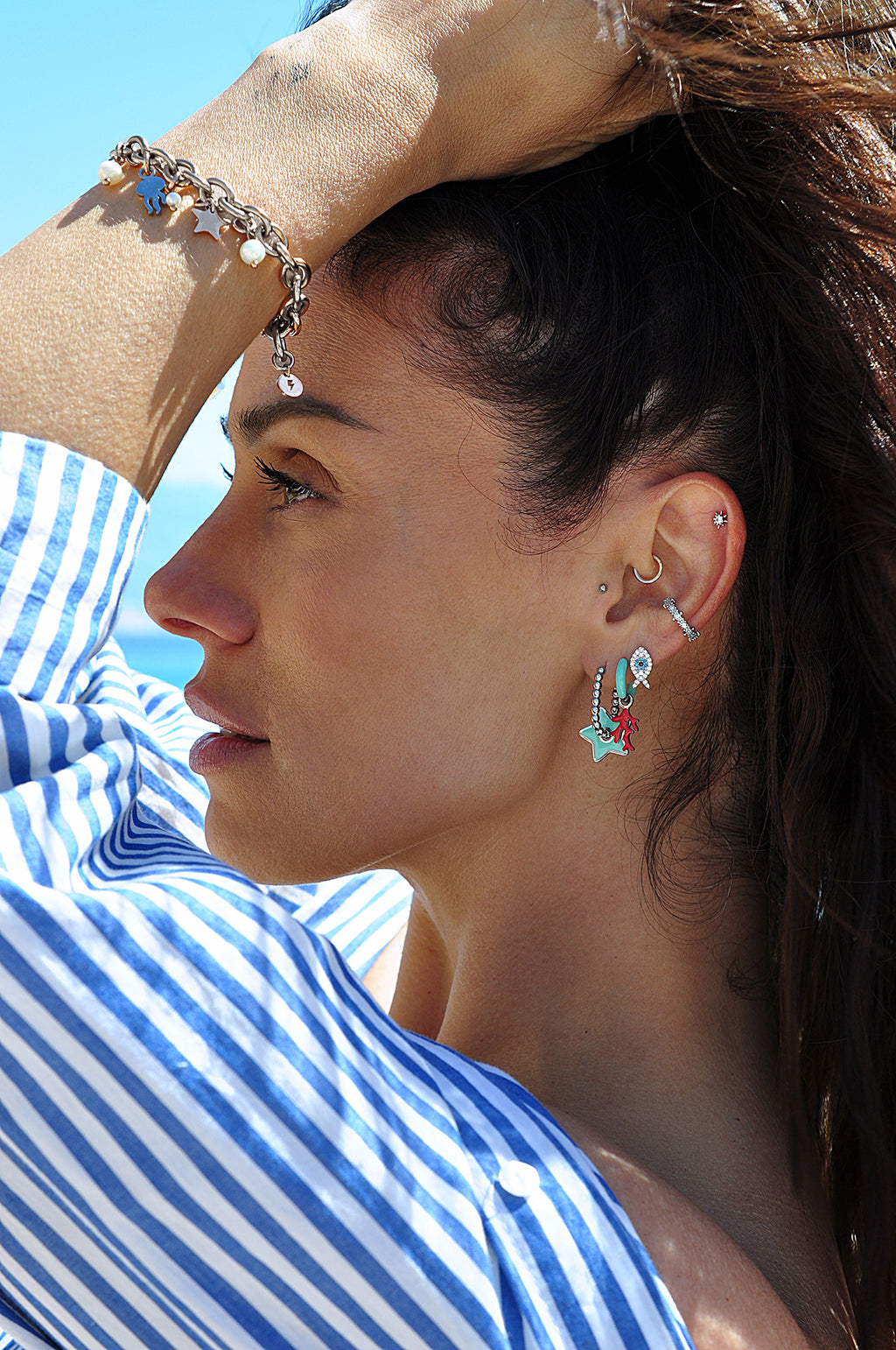 FISHY BUSINESS piercing earrings / FISHY BUSINESS piercing naušnice