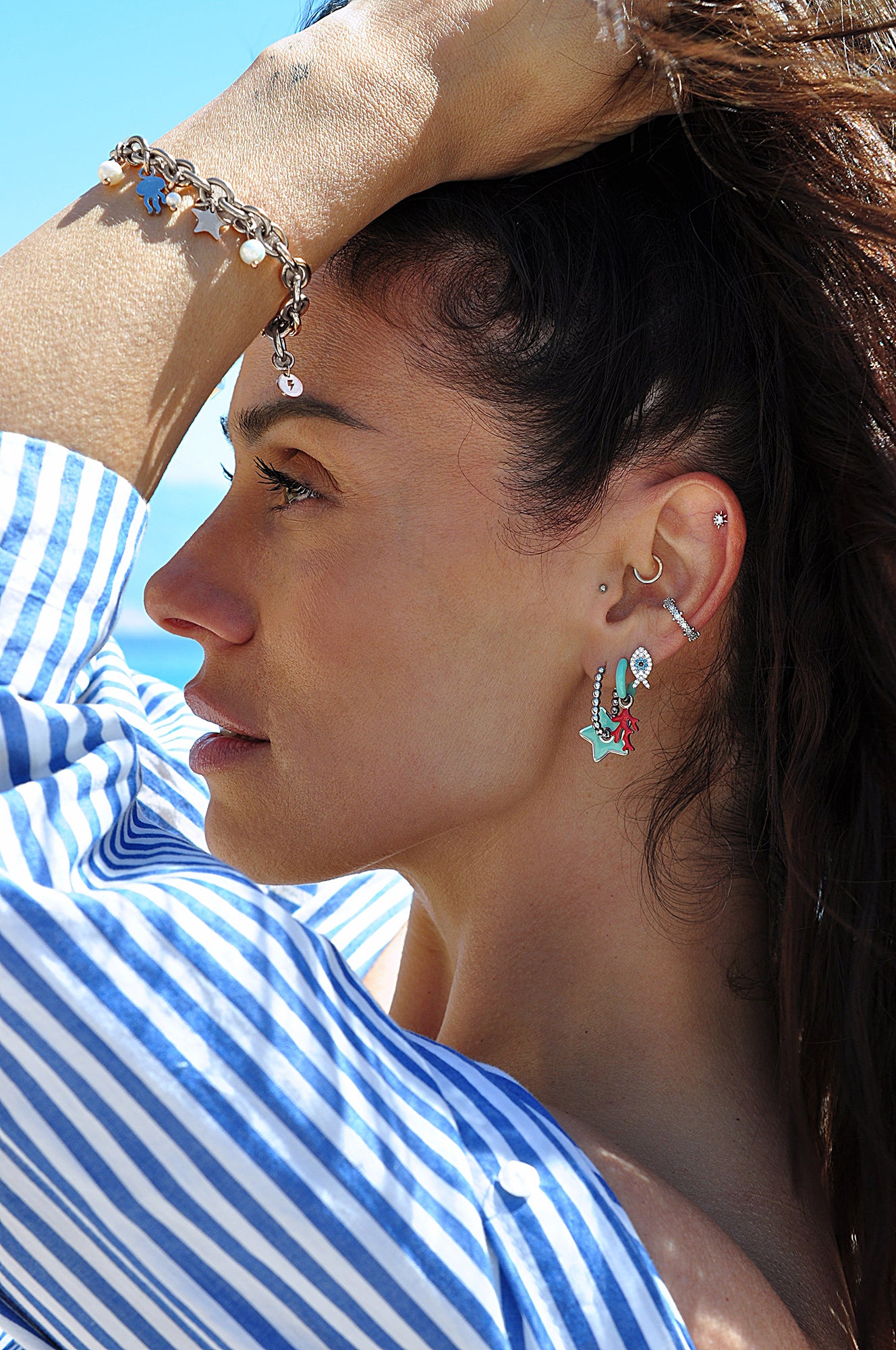 FISHY BUSINESS piercing earrings / FISHY BUSINESS piercing naušnice
