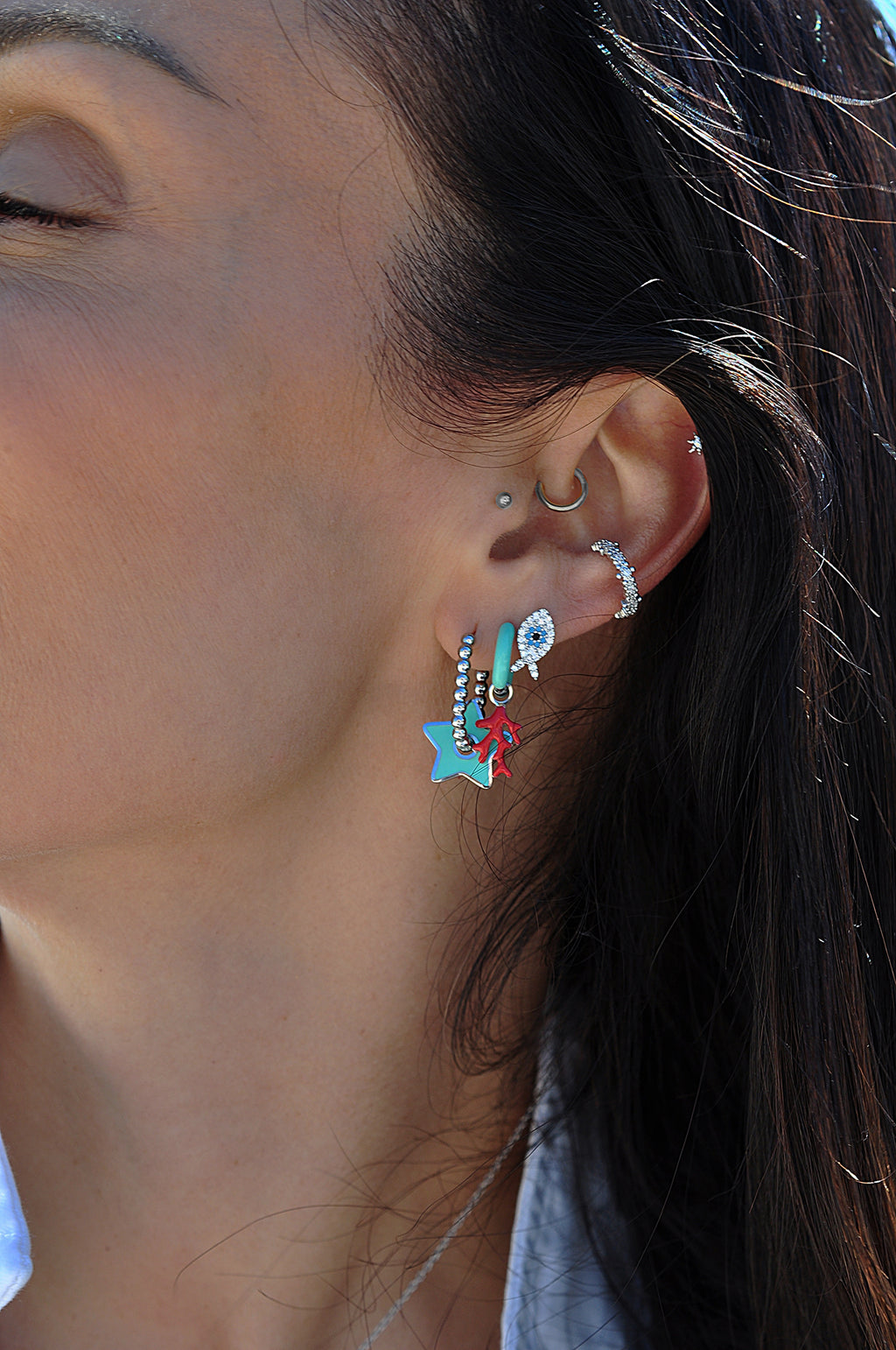 FISHY BUSINESS piercing earrings / FISHY BUSINESS piercing naušnice