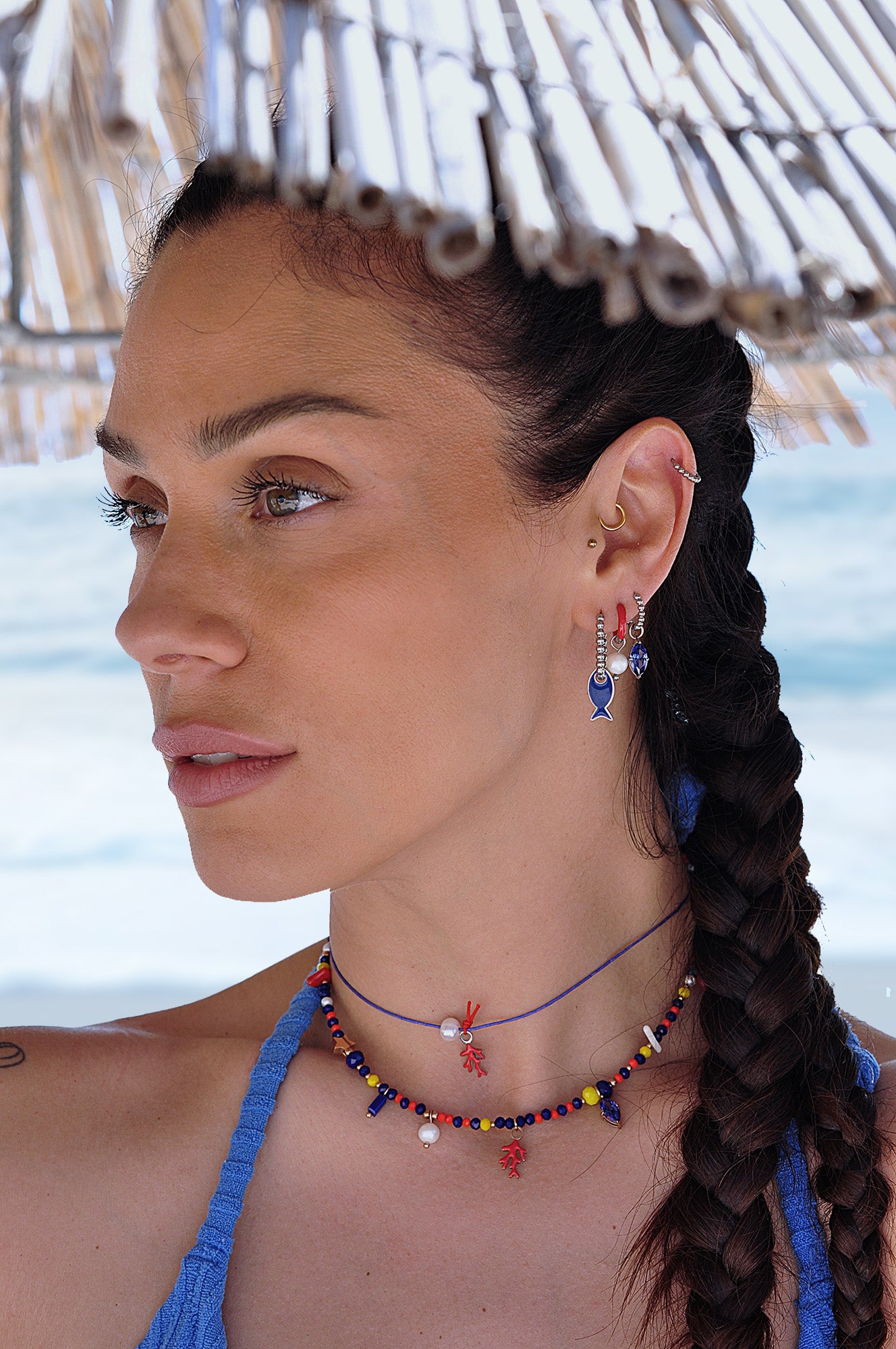 SUNSET WITH YOU choker necklace / SUNSET WITH YOU ogrlica uz vrat
