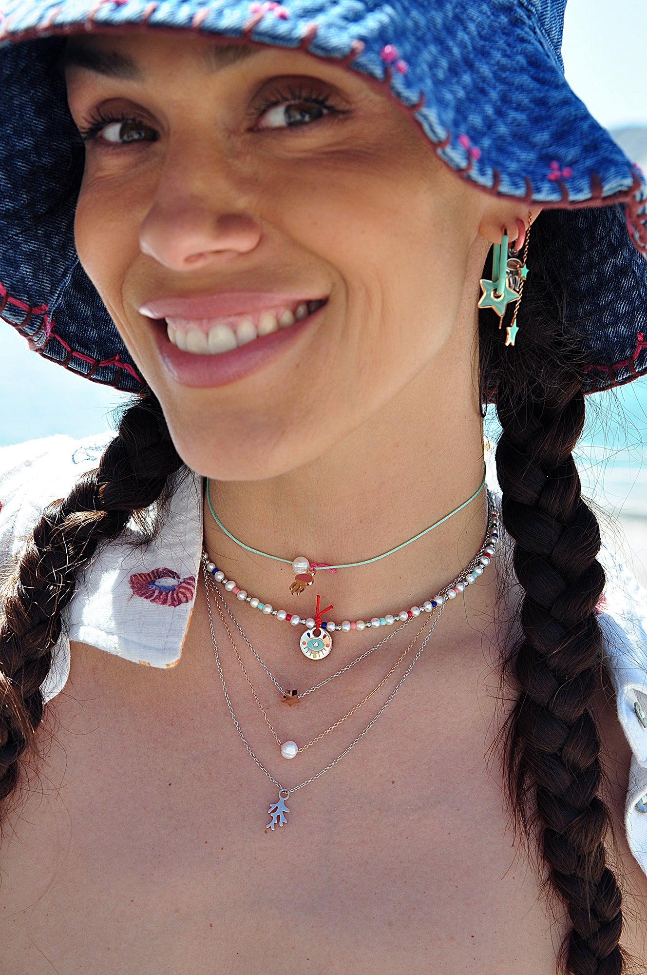 PINA COLADA choker necklace / PINA COLADA ogrlica uz vrat