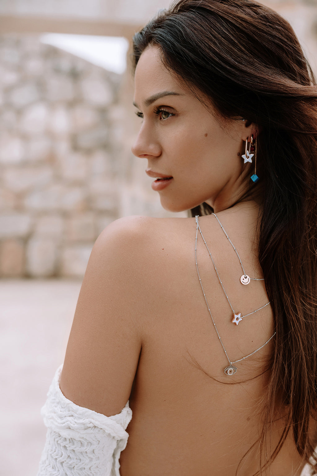 ZANZIBAR chain earrings / ZANZIBAR lančić naušnice