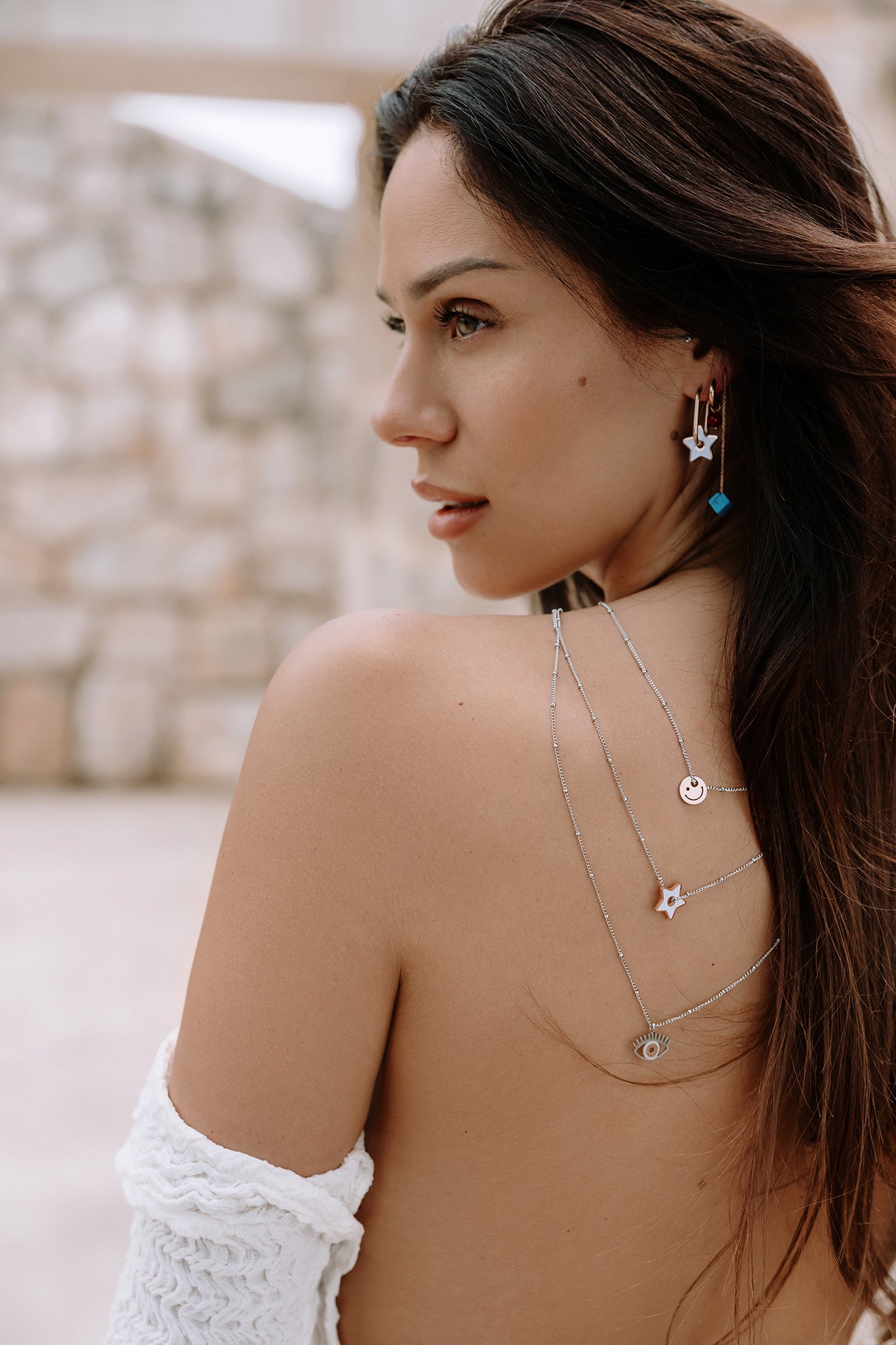 ZANZIBAR chain earrings / ZANZIBAR lančić naušnice