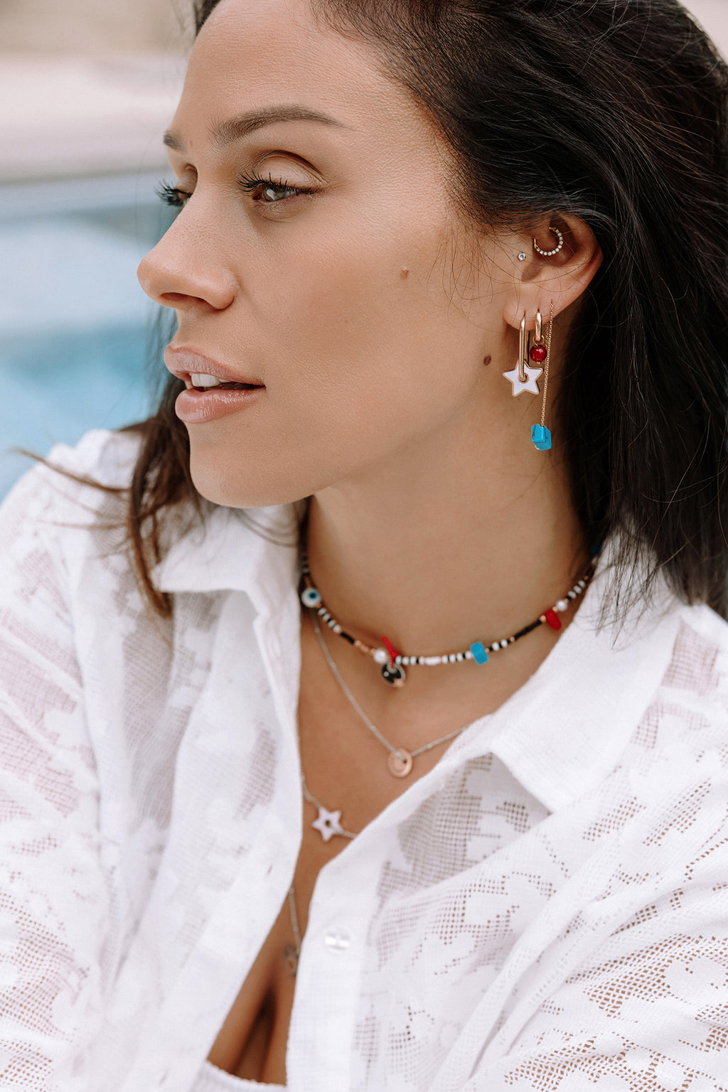 ZANZIBAR chain earrings / ZANZIBAR lančić naušnice