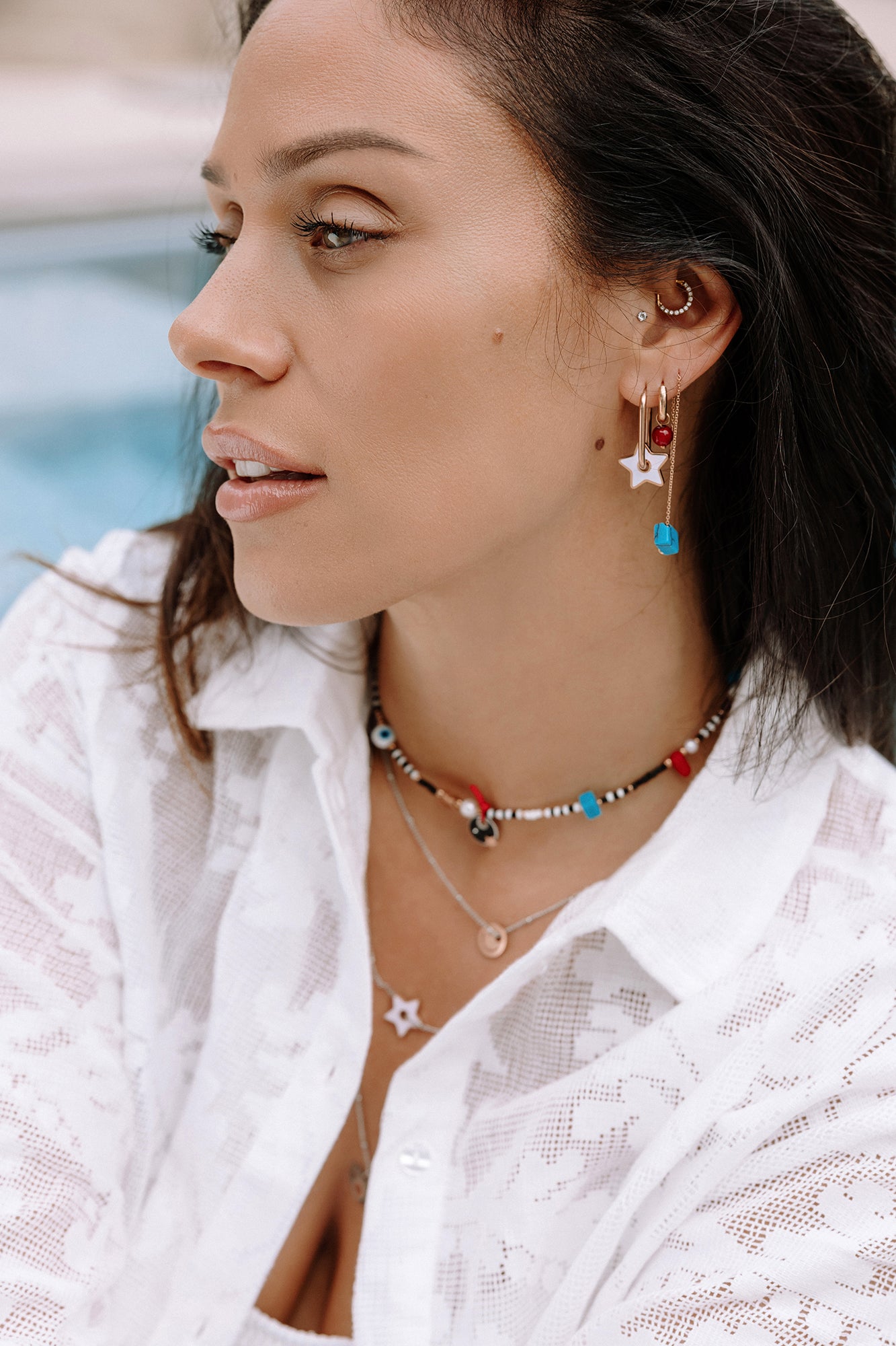 ZANZIBAR chain earrings / ZANZIBAR lančić naušnice