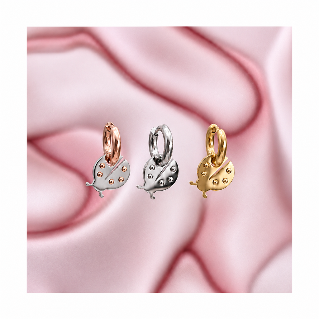 LADYBUG mini hoops / LADYBUG mini ringovi