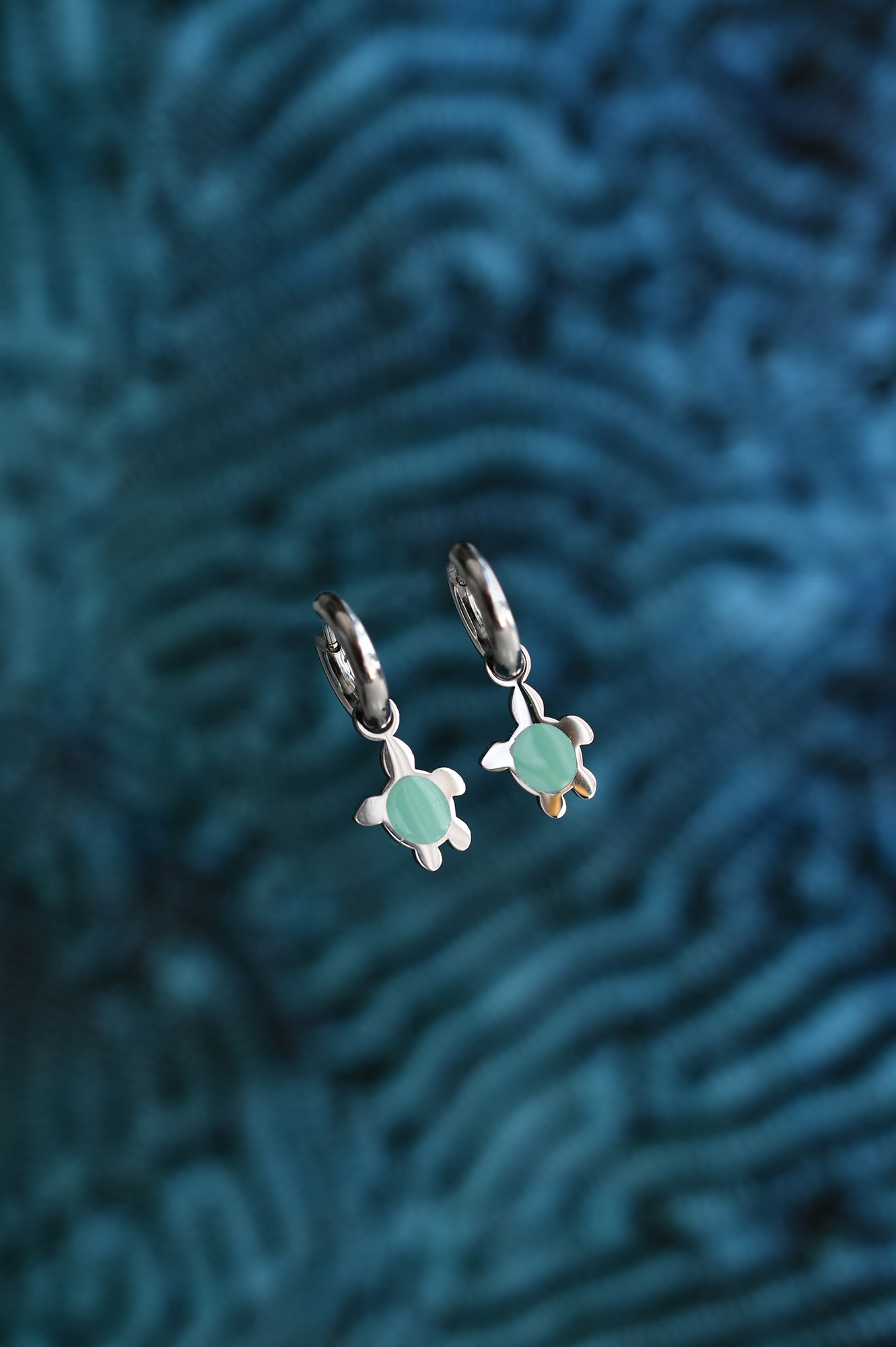FUNKY TURTLE mini hoops / FUNKY TURTLE mini ringovi