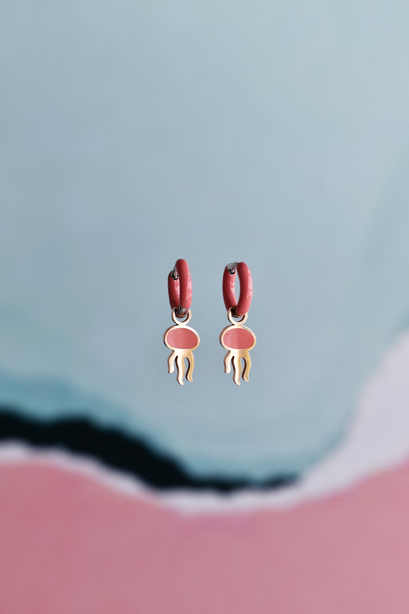 FUNKY JELLY color mini hoops / FUNKY JELLY mini ring u boji