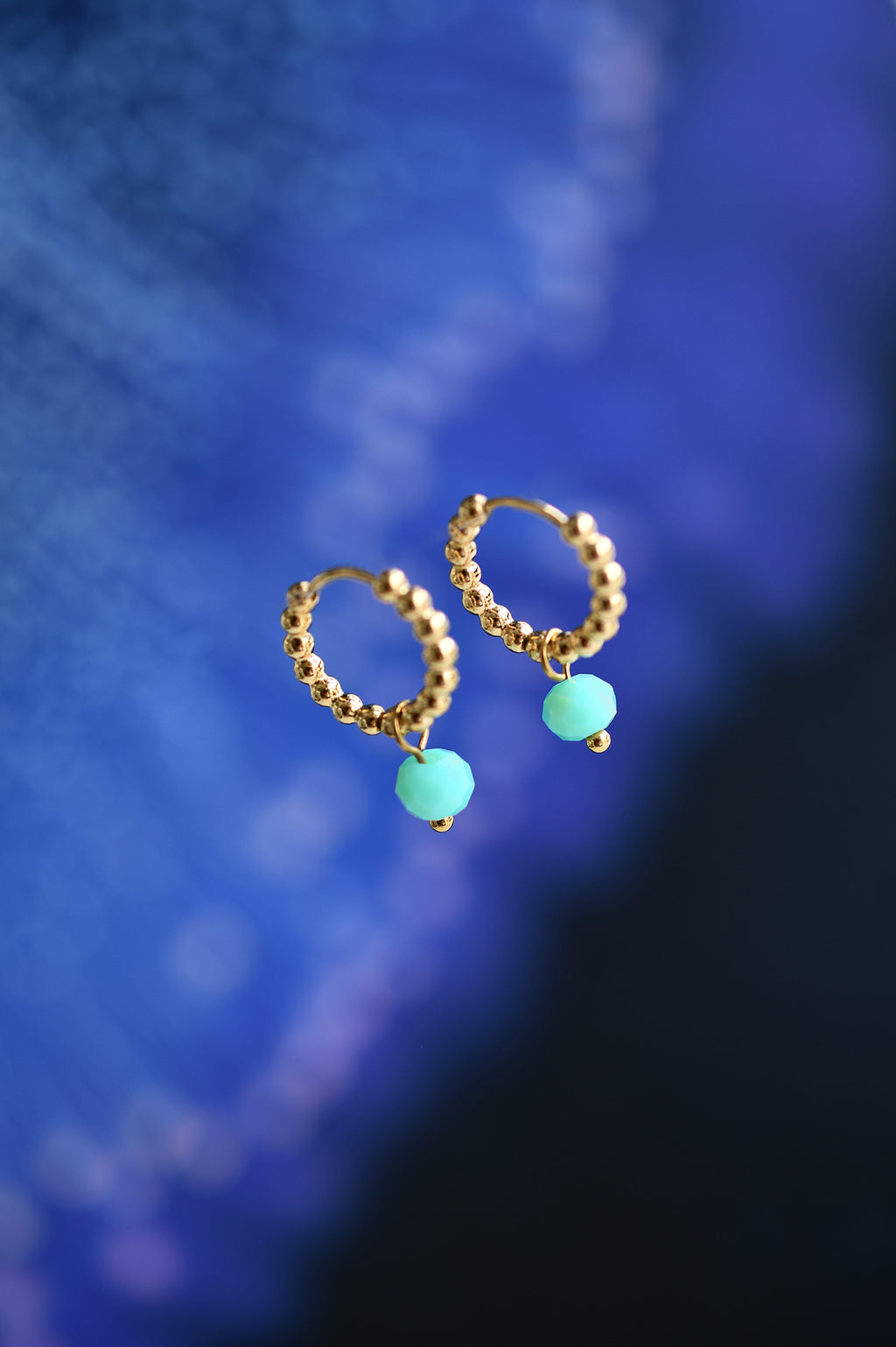 SUMMER STONE dot classic hoops / SUMMER STONE dot classic hoops