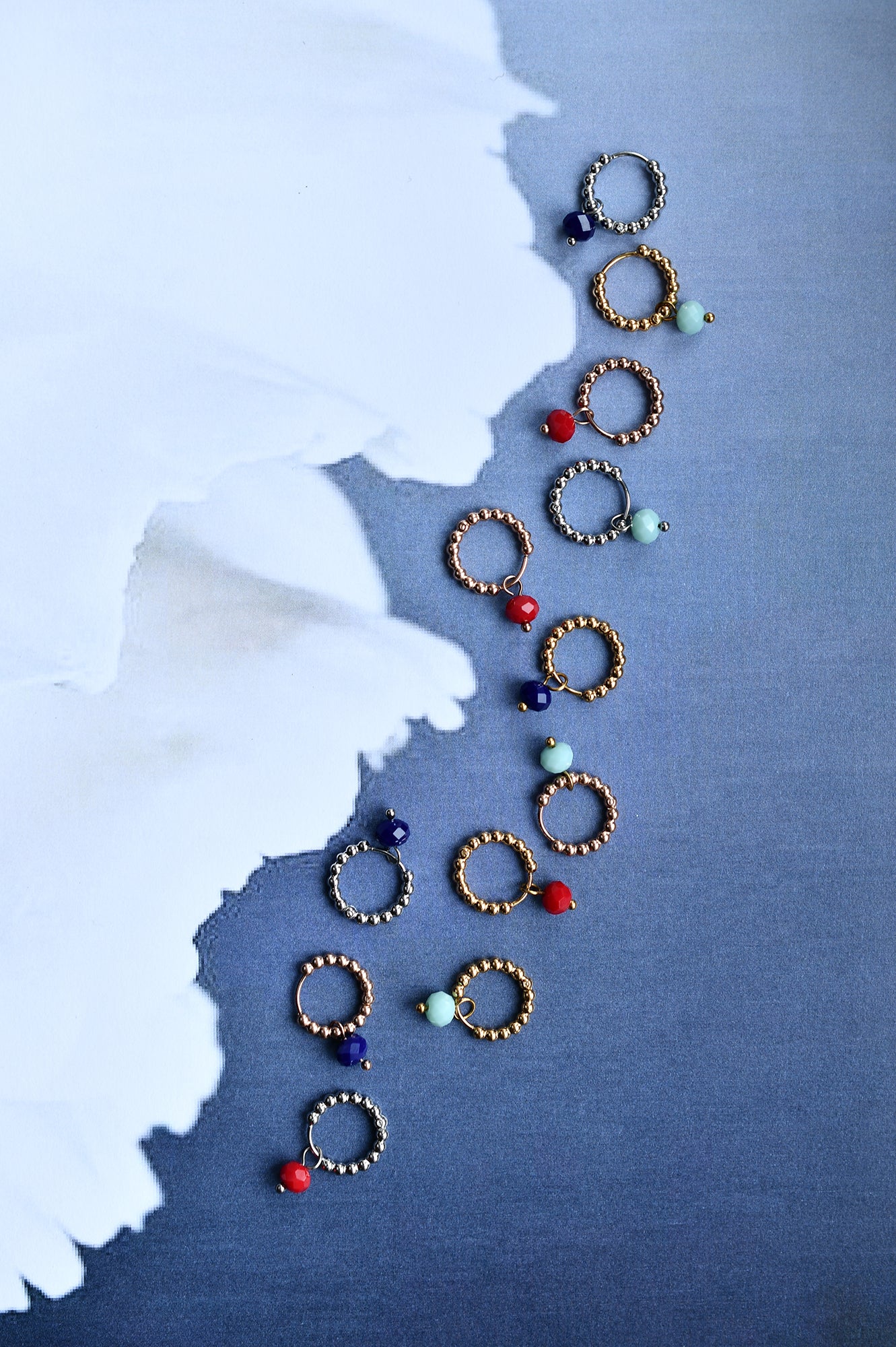 SUMMER STONE dot classic hoops / SUMMER STONE dot classic hoops