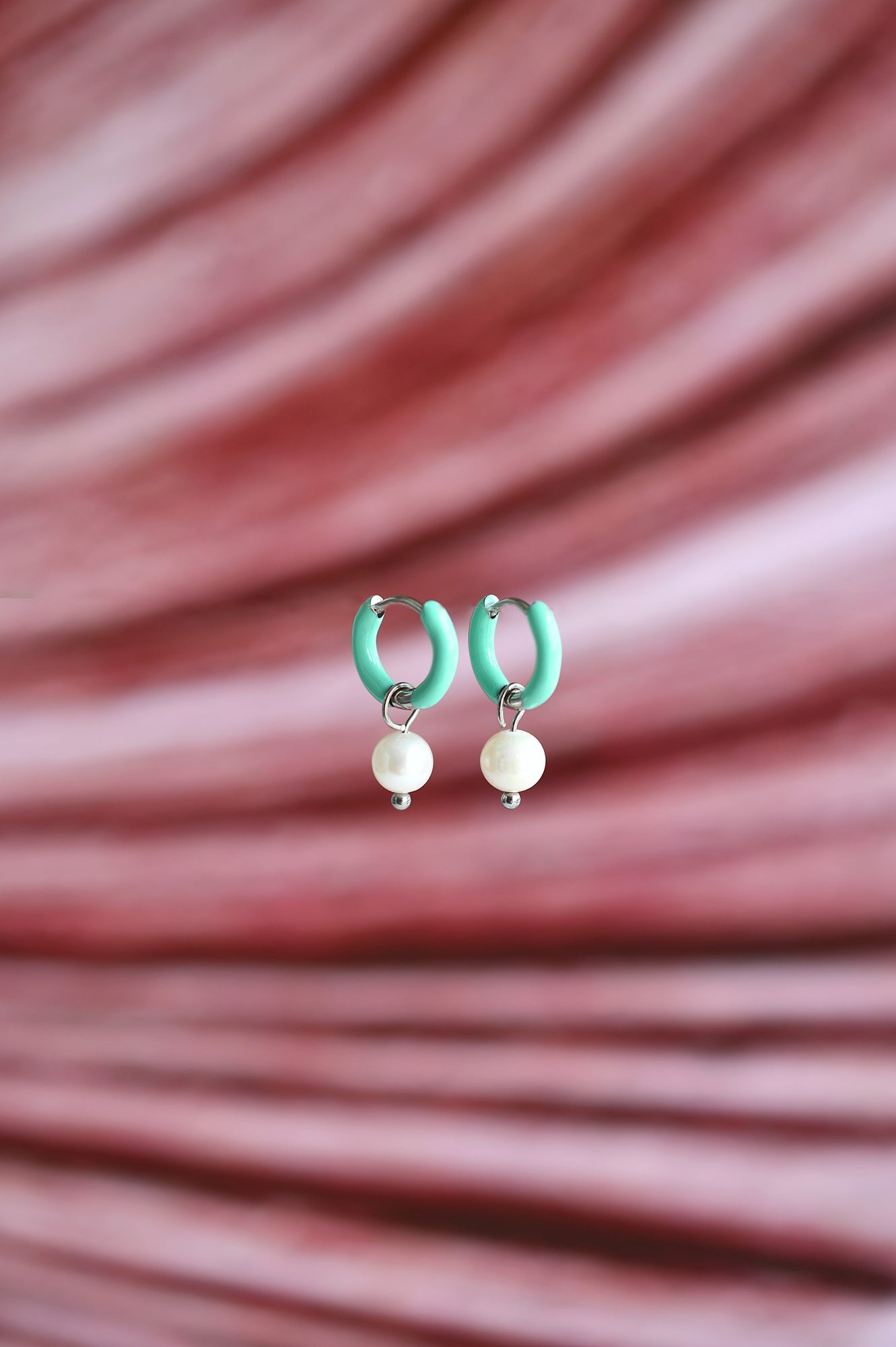 PEARL color mini hoops / PEARL mini ringovi u boji