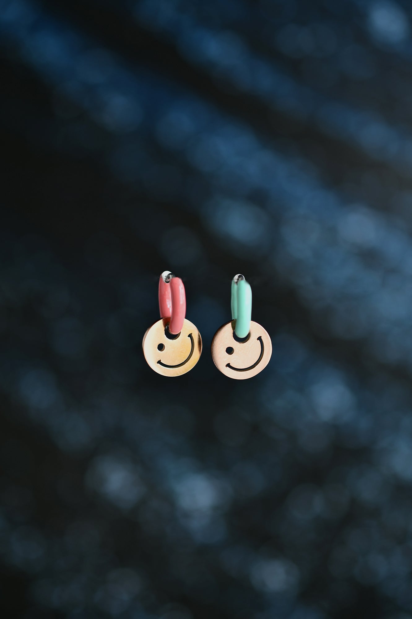 SMILE ON color mini hoops / SMILE ON mini ringovi u boji