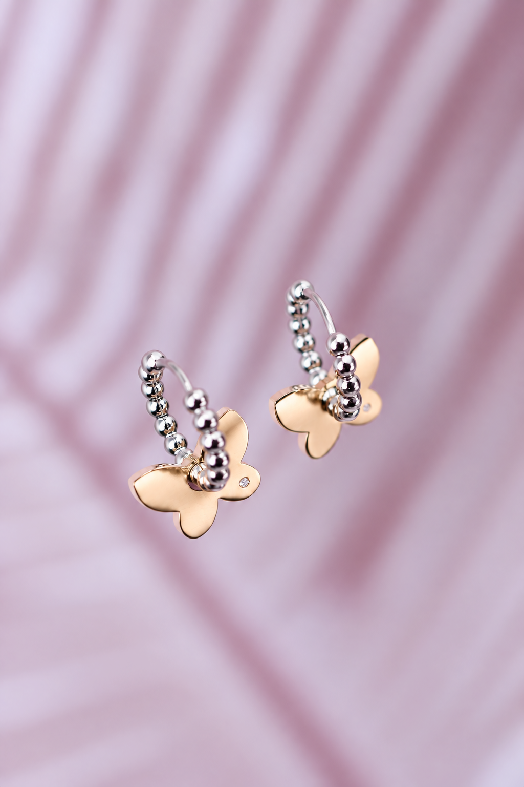 BUTTERFLY dot classic hoops / BUTTERFLY dot klasični ringovi