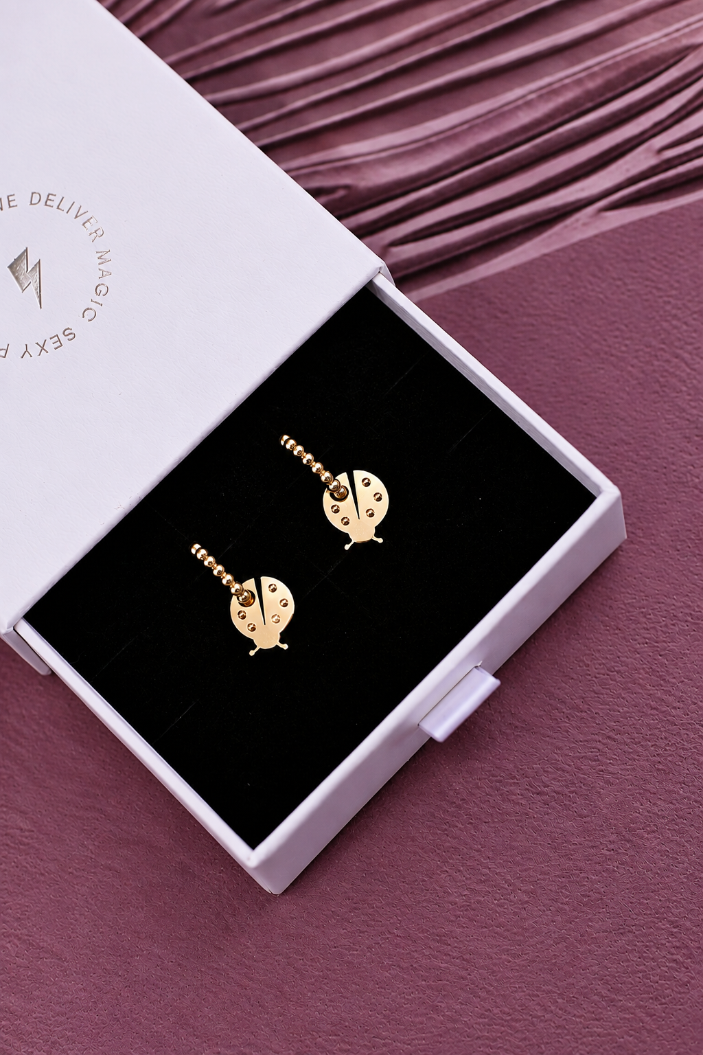 LADYBUG dot classic hoops / LADYBUG dot klasični ringovi