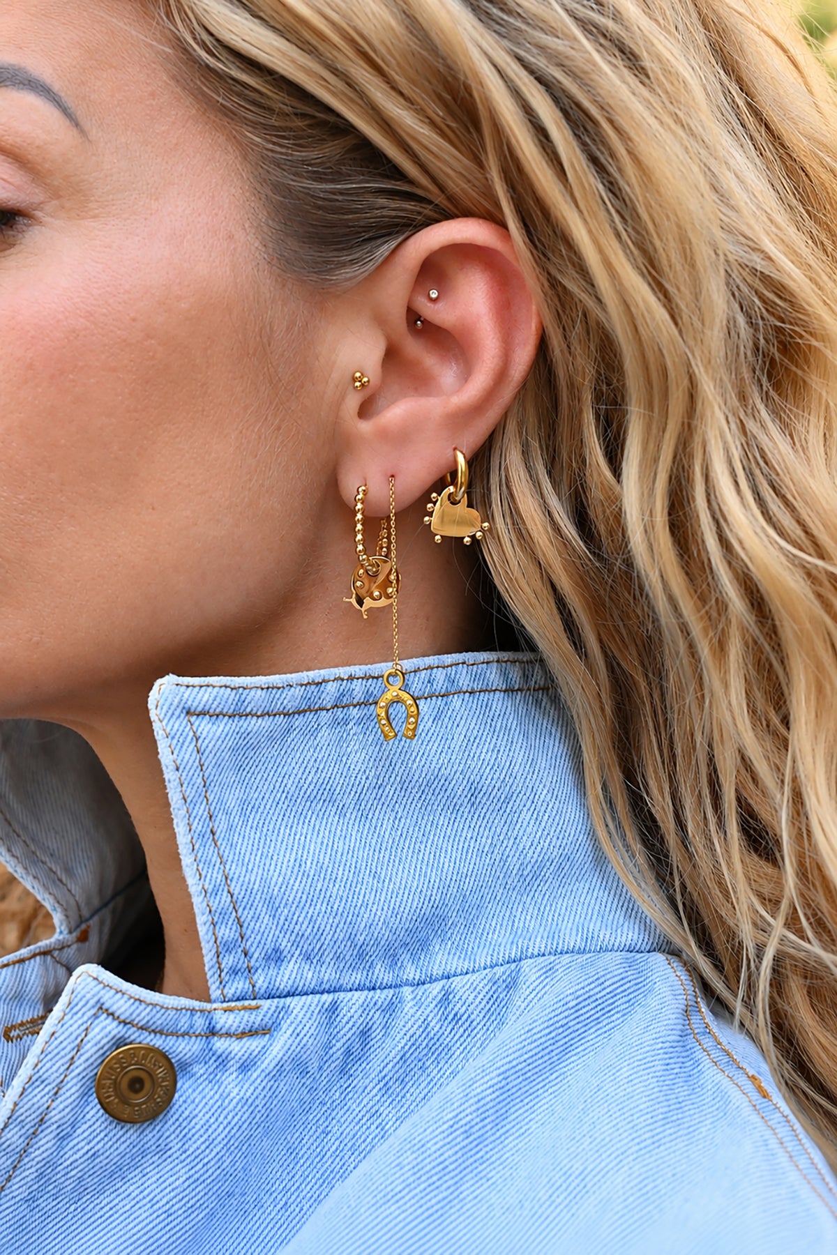 HORSE WHISPERER chain earrings / HORSE WHISPERER viseće naušnice