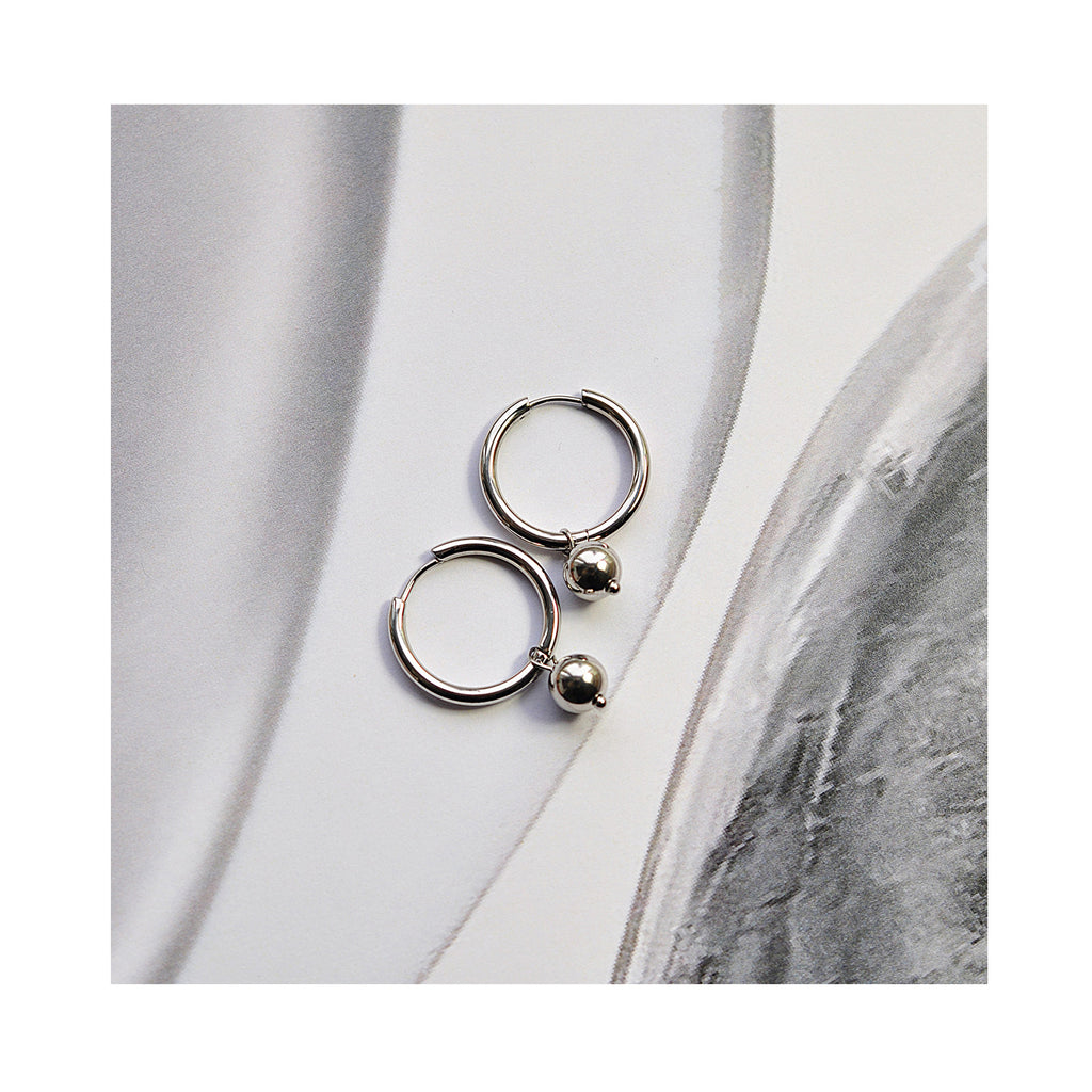 SNOW PEARL klassische Creolen / SNOW PEARL Ringovi 