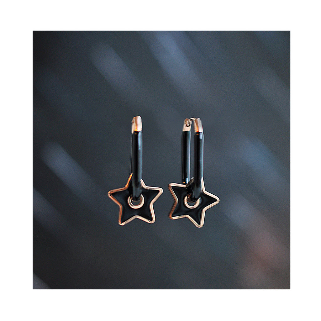 BLACKEST OF ALL ovalni obroči / BLACKEST OF ALL ovalni obroči