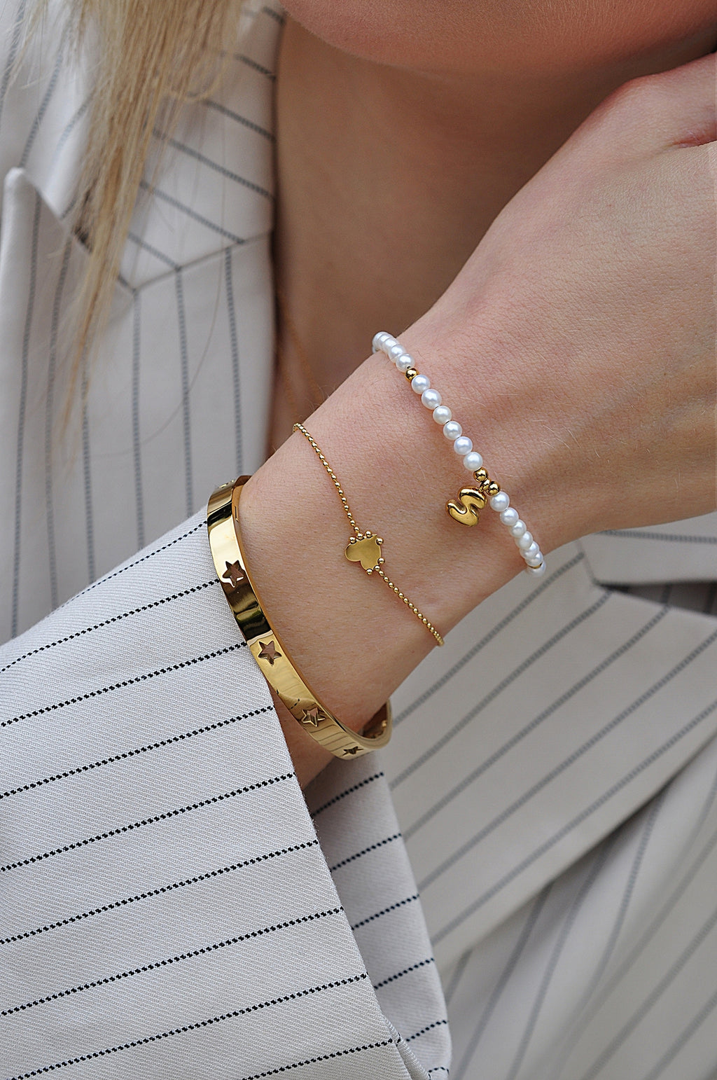 LOVE LETERS pearl bracelet / LOVE LETERS biserna narukvica