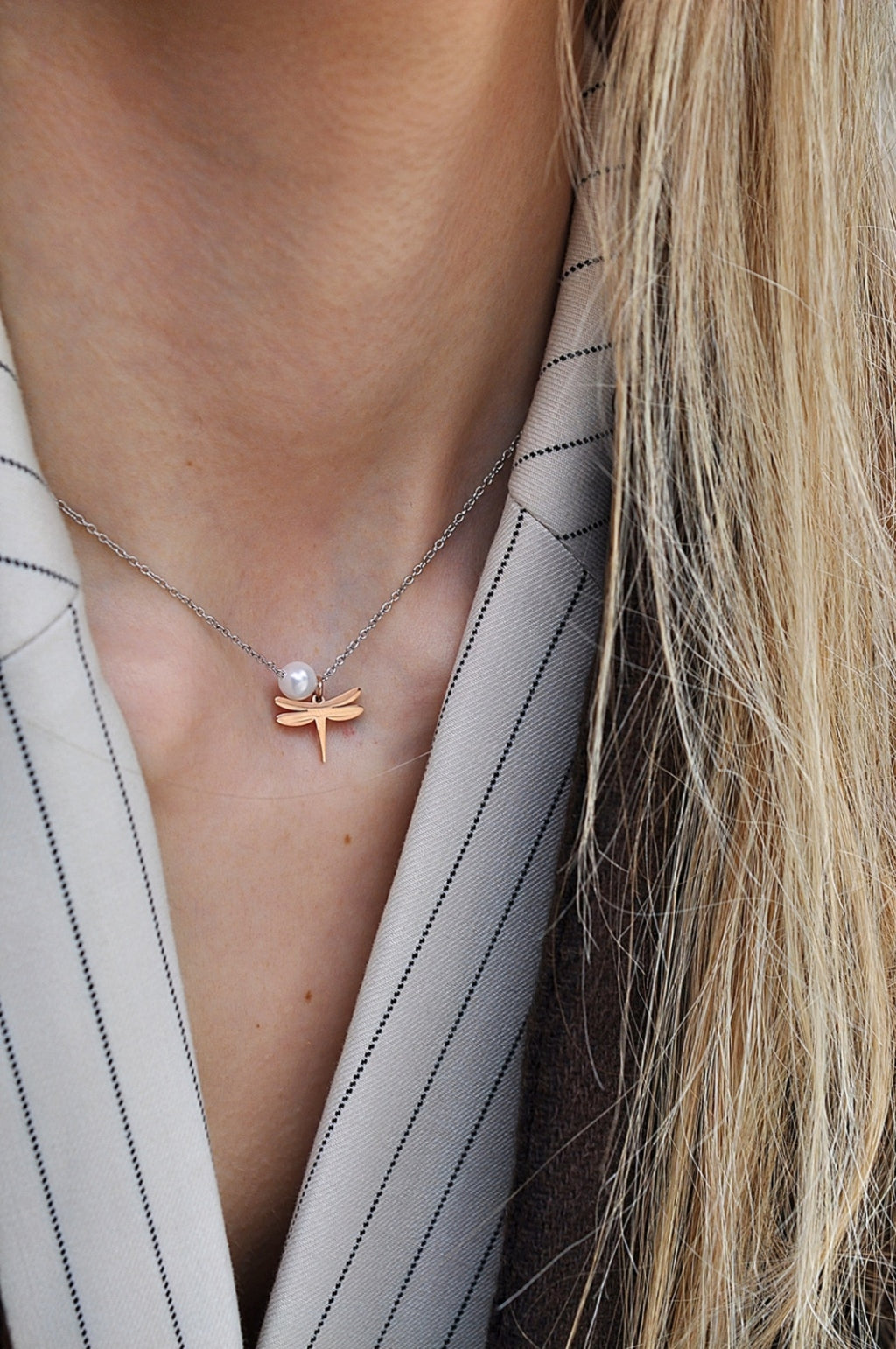 DRAGONFLY single necklace / DRAGONFLY jednostruka ogrlica