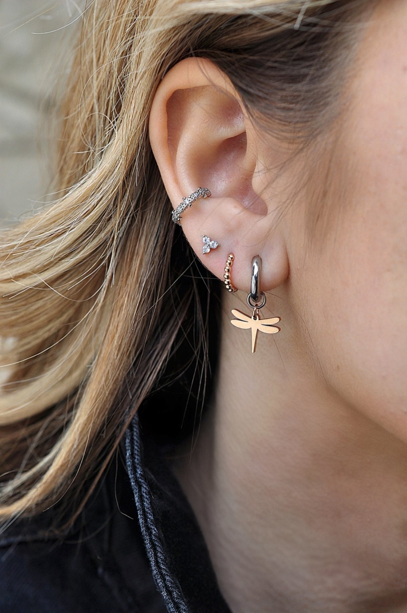 SAKURA piercing earrings / SAKURA piercing naušnice