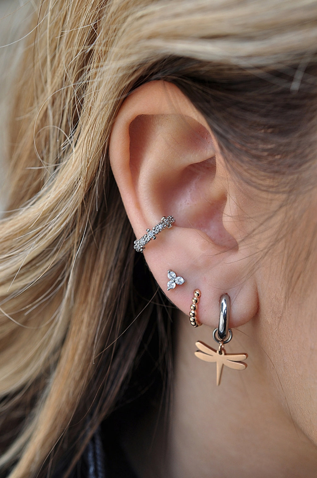 SAKURA piercing earrings / SAKURA piercing naušnice