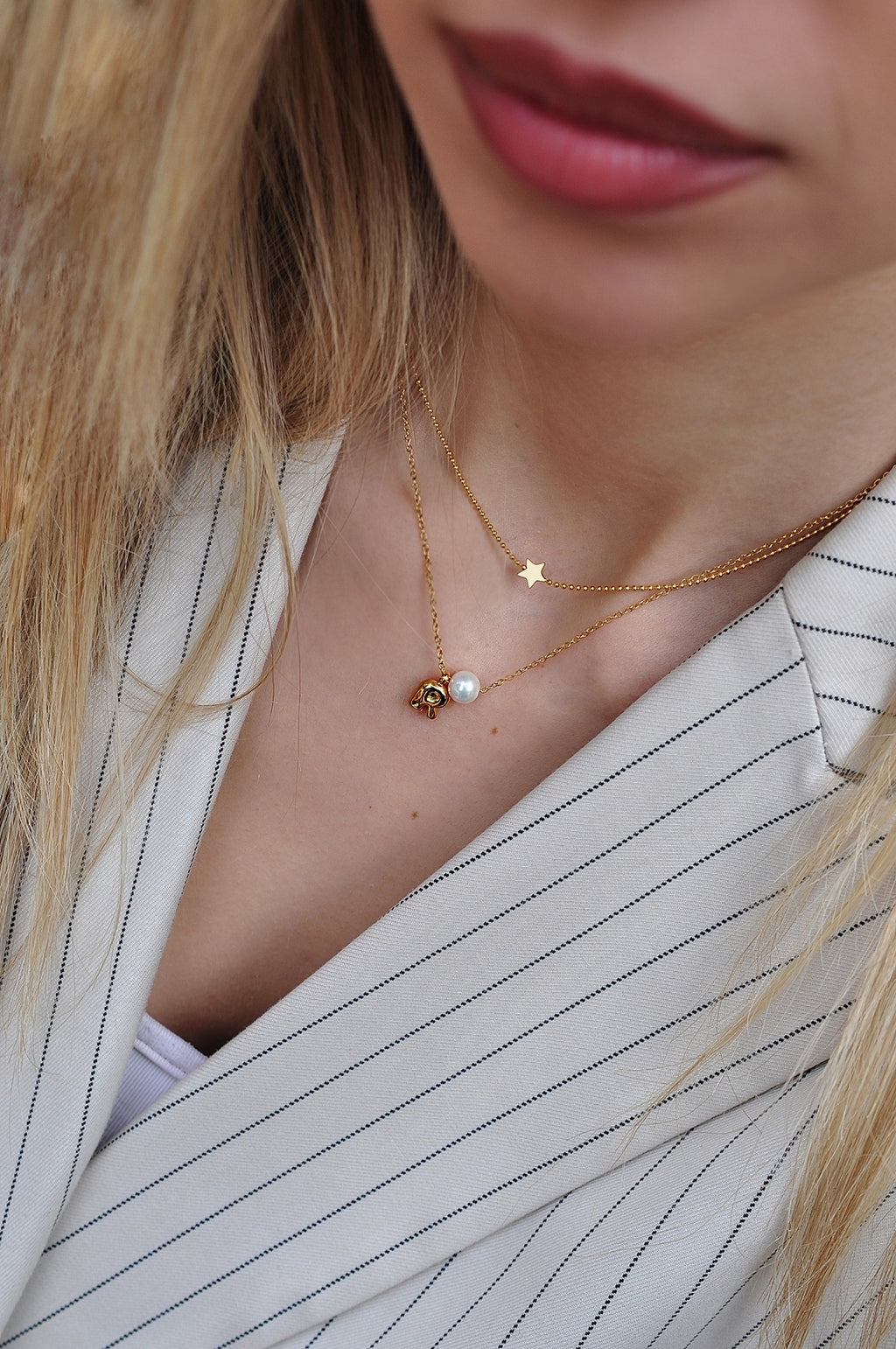 LOVE LETTERS single necklace / LOVE LETTERS jednostruka ogrlica