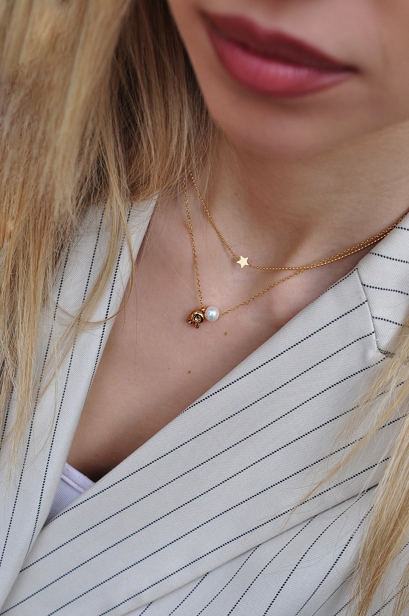 LOVE LETTERS single necklace / LOVE LETTERS jednostruka ogrlica