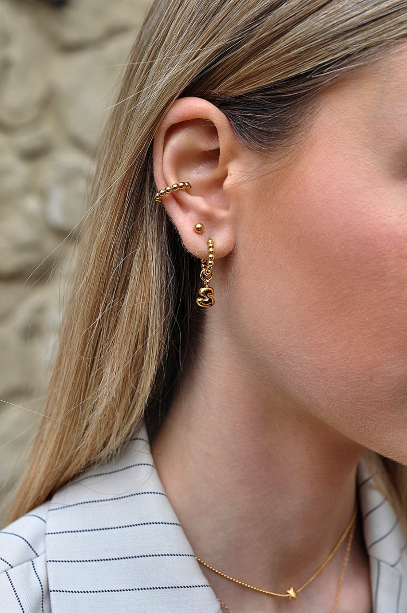 DOT cuff earring / DOT cuff naušnica