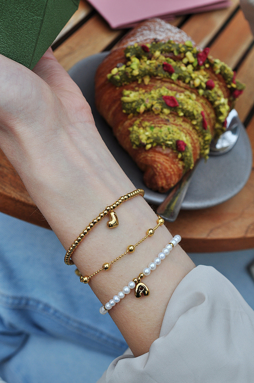 LOVE LETTERS bead bracelet / LOVE LETTERS točkasta narukvica