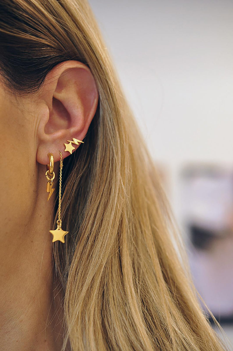 Mini hoops STARDUST earrings