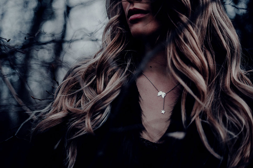 Silver plated necklace ANGEL WINGS / Posrebrena grlica ANĐEOSKA KRILA