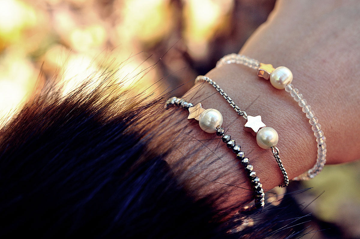 Zapestnica MOONLIGHT pearls / Narukvica MOONLIGHT perlice