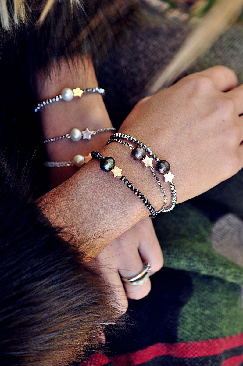 Zapestnica MOONLIGHT pearls / Narukvica MOONLIGHT perlice