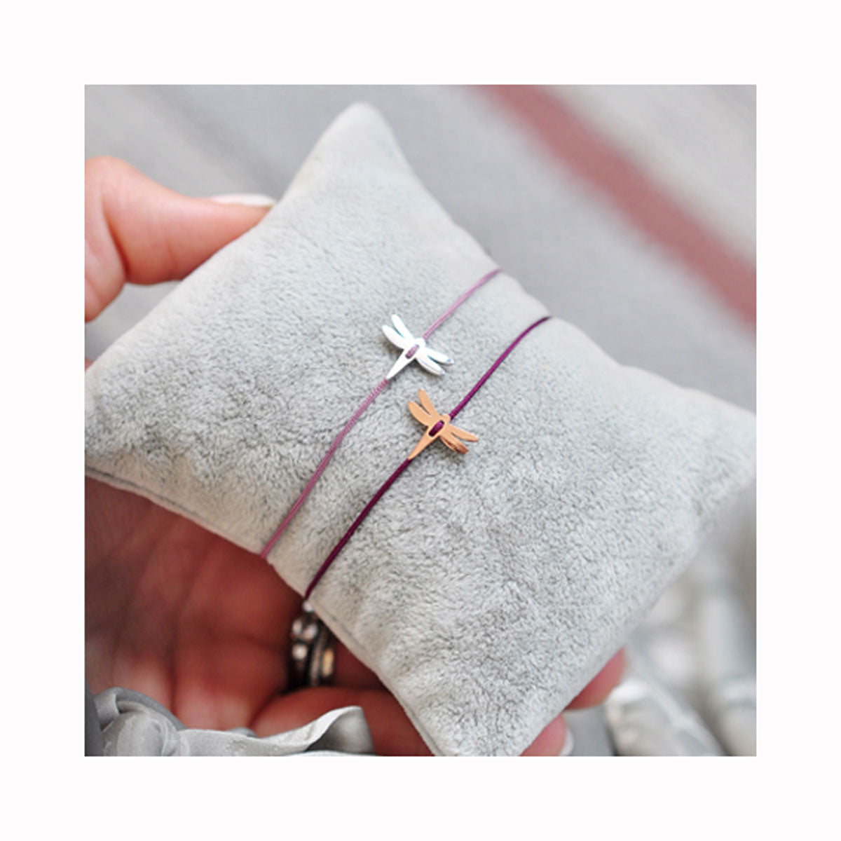 Versilbertes Armband LIBELLE / Posrebrena narukvica VILIN KONJIC