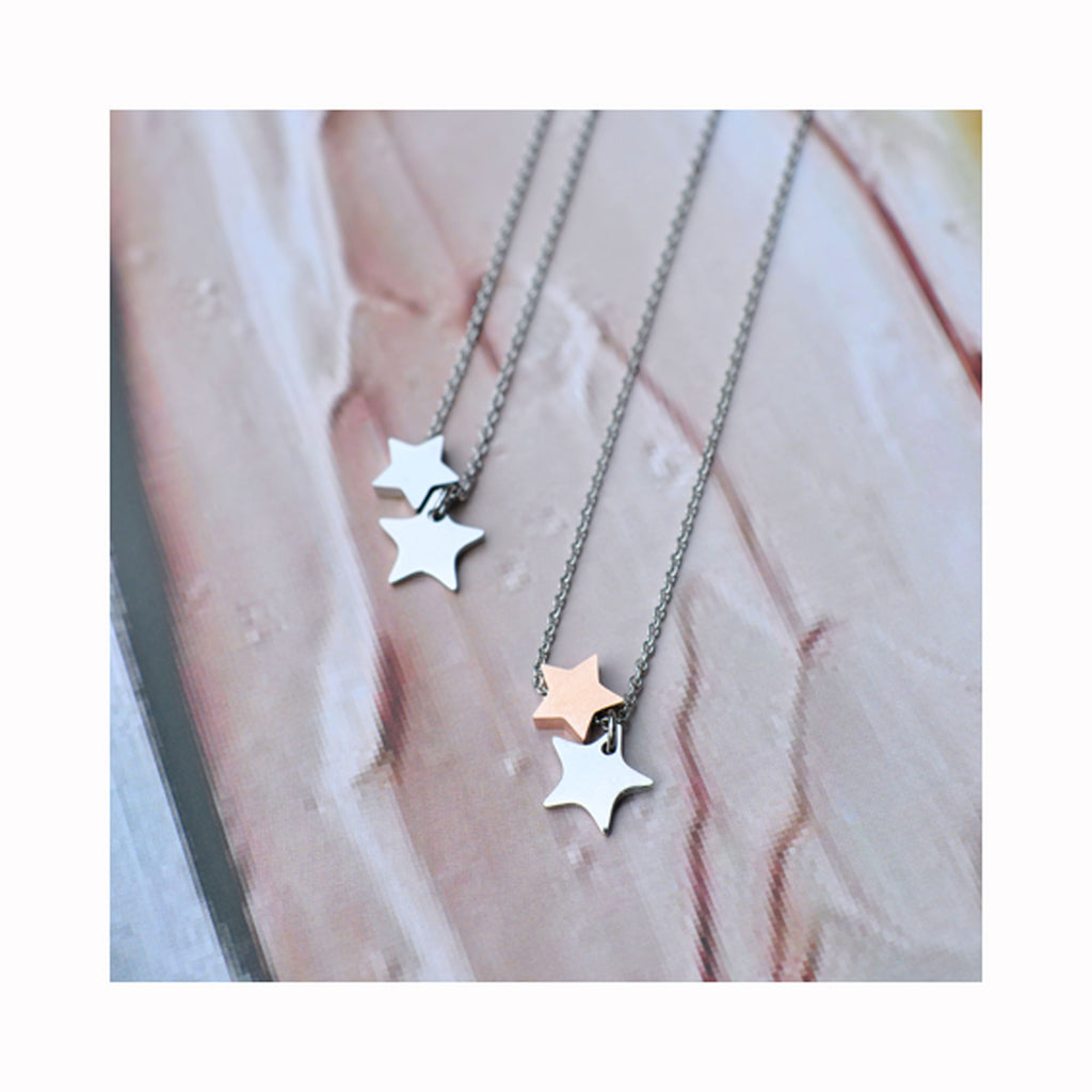 Versilberte SOULMATE-Halskette / Versilberte SOULMATE-Ogllica 