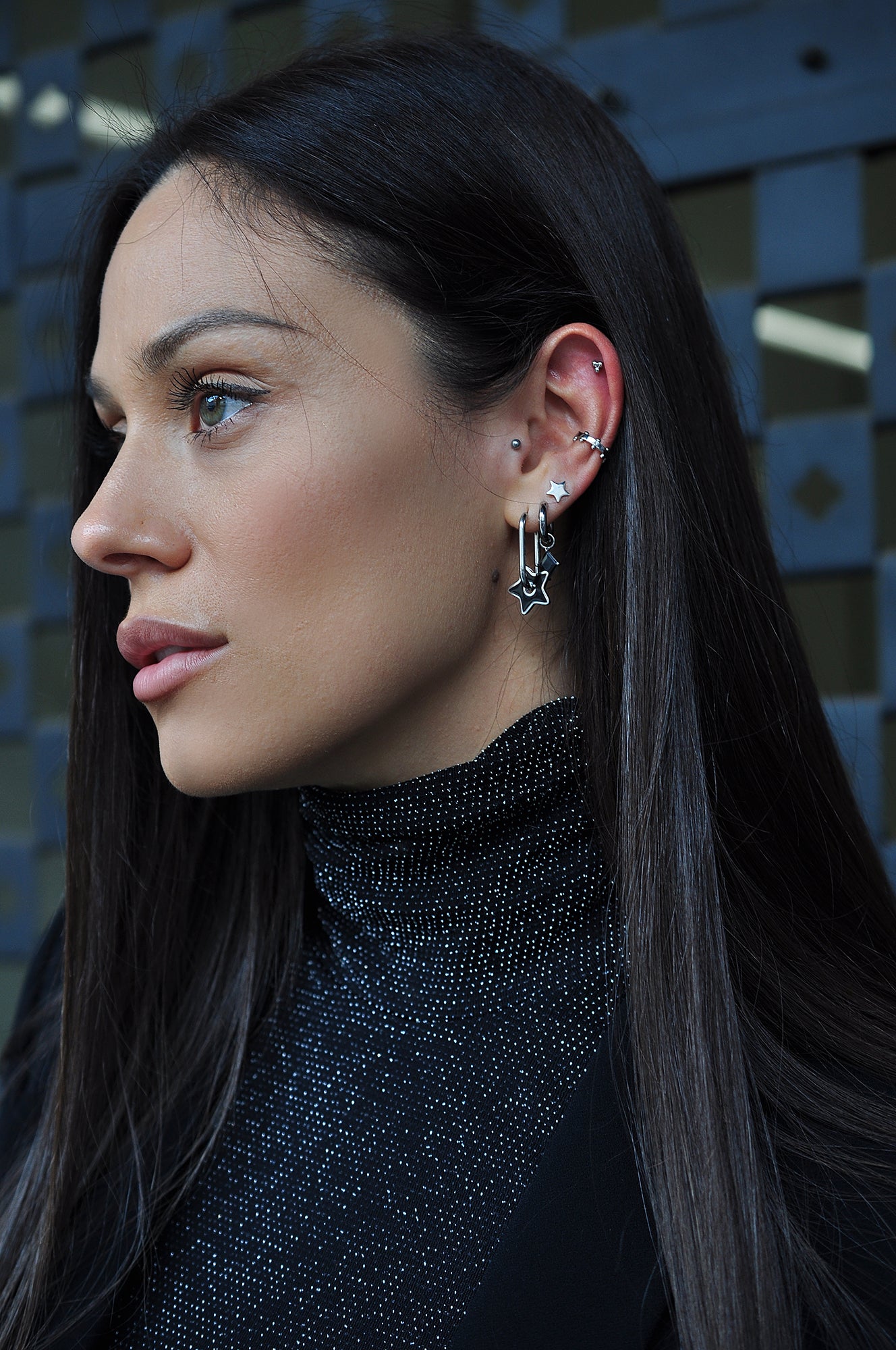 BLACK STAR oval hoops / BLACK STAR ovalni ringovi