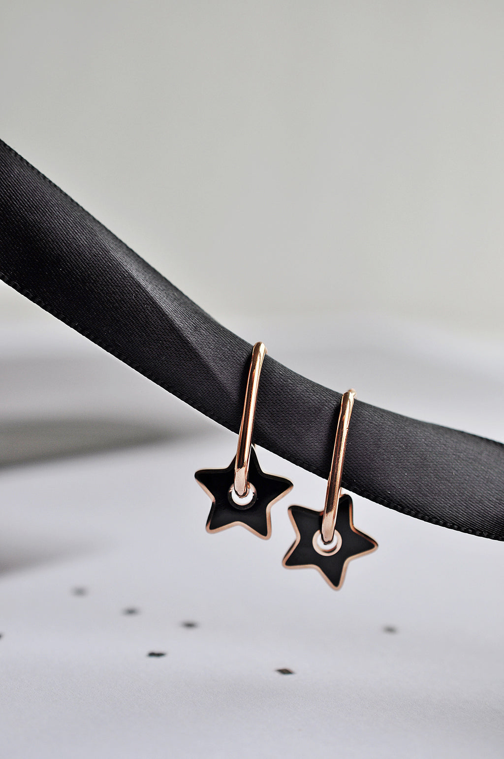 BLACK STAR oval hoops / BLACK STAR ovalni ringovi