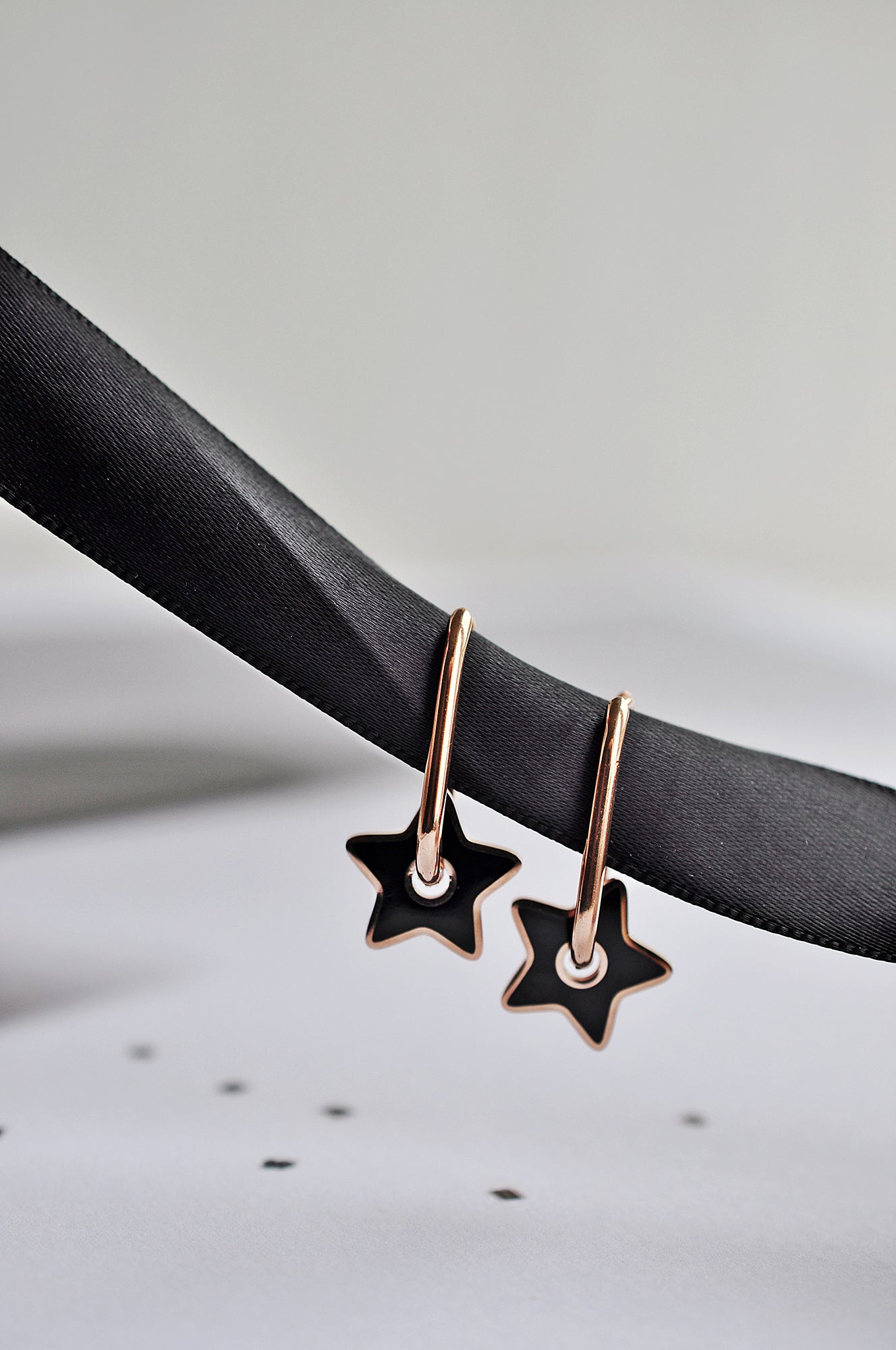 BLACK STAR oval hoops / BLACK STAR ovalni ringovi