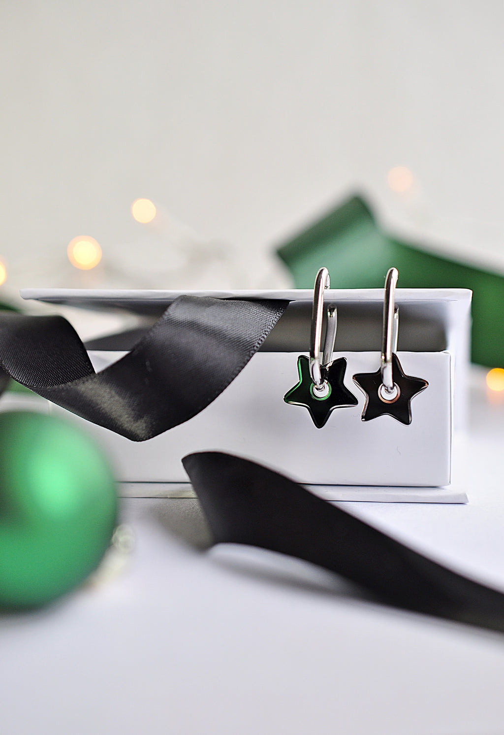 BLACK STAR oval hoops / BLACK STAR ovalni ringovi