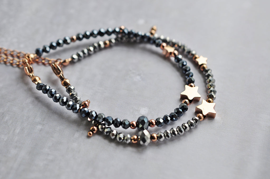 ROCK STUD beads bracelet / ROCK STUD narukvica s perlicama