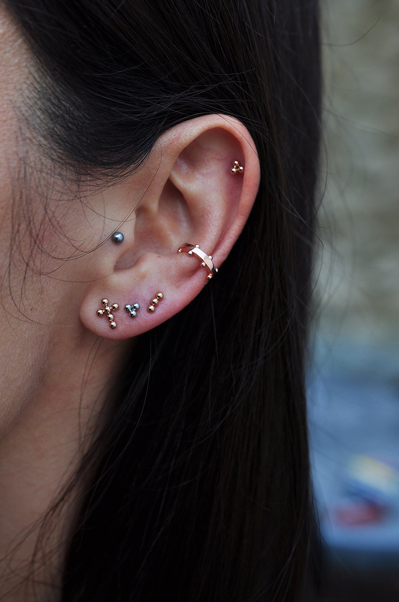 ROCK Ohrstecker / ROCK Mini-Ohrstecker 